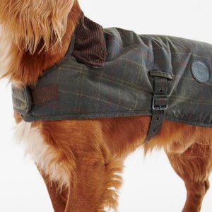 Barbour TARTAN WAX DOG COAT in Classic Tartan MSRP$105 Great Gift !